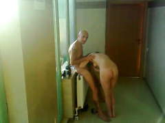 Amateur group fun in hot tub